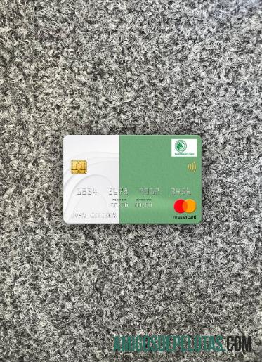 Sudão Banco Sudanês Saudita Mastercard Photolook Front modelo